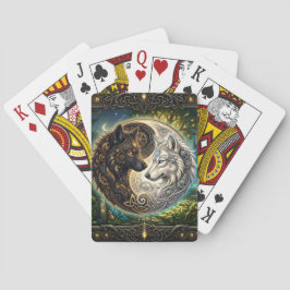 Celtic Yin Yang Vargar – Steampunk Harmoni.  Casinokort