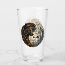 Celtic Yin Yang Vargar – Steampunk Harmoni.  Glaskopp