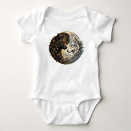 Celtic Yin Yang Vargar – Steampunk Harmoni.  T Shirt