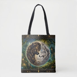 Celtic Yin Yang Vargar – Steampunk Harmoni.  Tygkasse