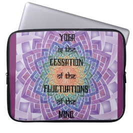Celtic Yoga Sutra Laptop Sleeve