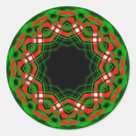 Celtic Yule Festival Runt Klistermärke