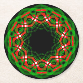 Celtic Yule Festival Underlägg Papper Rund