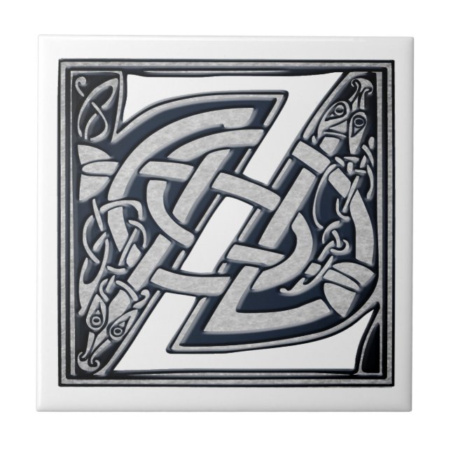 Celtic Z Monogram Kakelplatta (Framsidan)