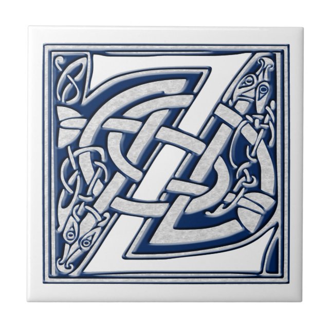 Celtic Z Monogram Kakelplatta (Framsidan)