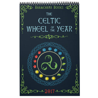 Celticen rullar av kalendern för år 2017 kalender