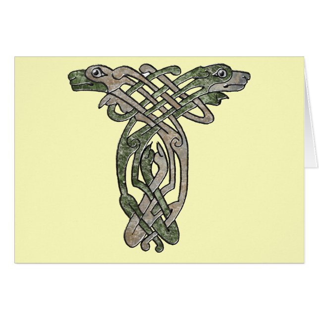 Celtichundar Hälsningskort (Framsidan Horizontal)