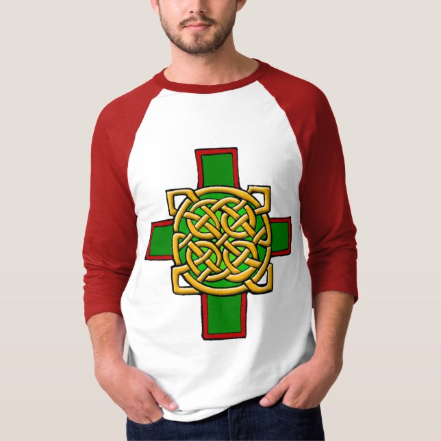 Celtickor med den invecklade fnurradesignskjortan t-shirt (Framsida)