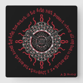 CelticLovecraftian kosmisk gigantisk gudom Fyrkantig Klocka