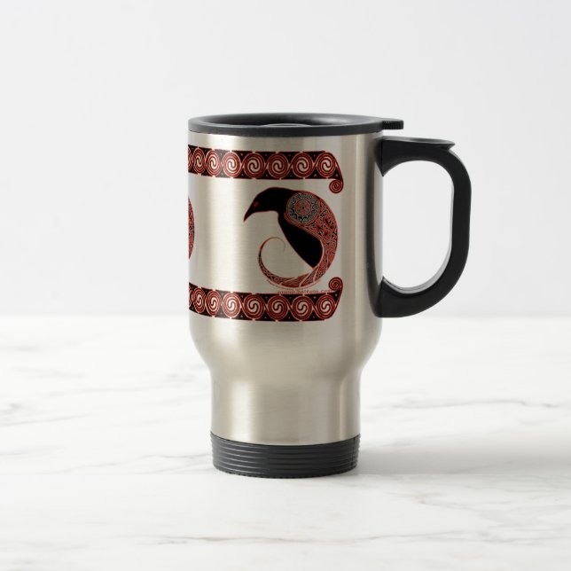 Celticmuggar, Morrigan korpsvart design Resemugg (Höger)