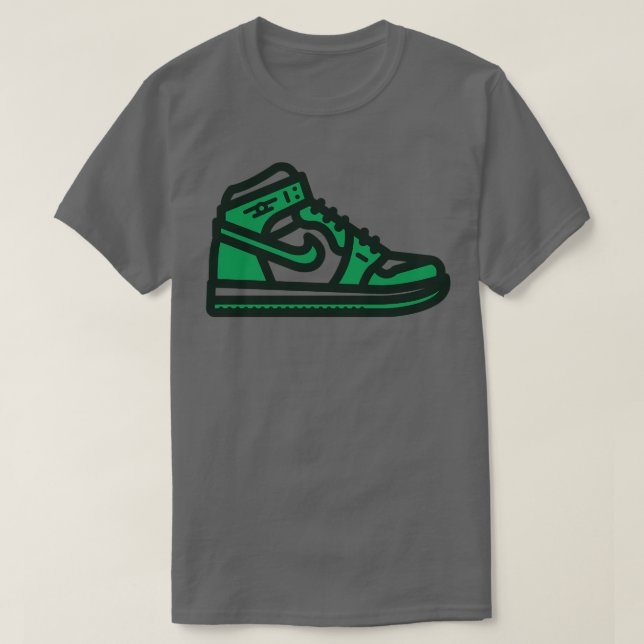 Celtics Basketball Sneakers T Shirt (Design framsida)
