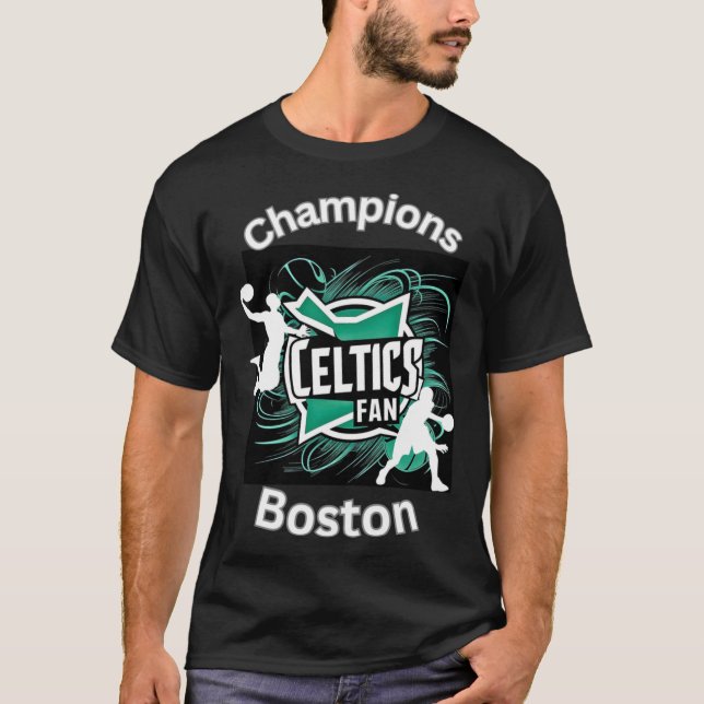 Celtics Basketball Tri-blend T Shirt (Framsida)