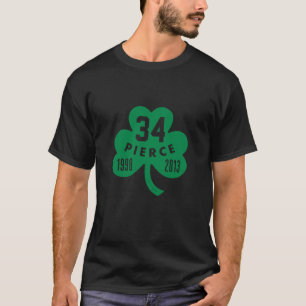 Celtics - Pierce 34 Retrött Number Klöver (Grönt) T Shirt