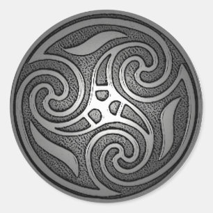 Celticspiral Runt Klistermärke