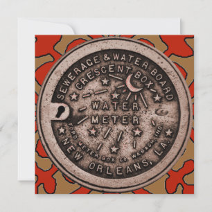 CelticTile Red, Vatten Meter Cover