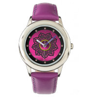 CELTIKKNOT FLOWER ROSA LILA AMETHYST GEMS