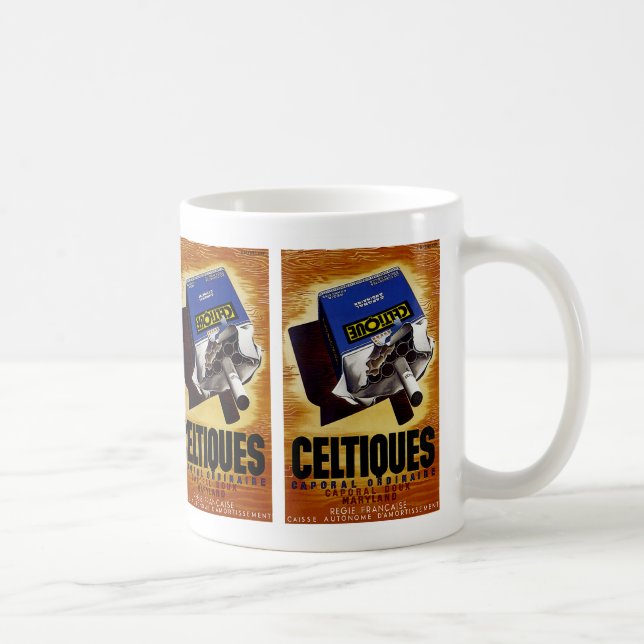 Celtiques Cigarettes Kaffemugg (Höger)