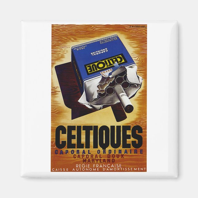 Celtiques Cigarettes Magnet (Framsidan)