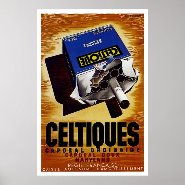 Celtiques Cigarettes Poster (Framsidan)