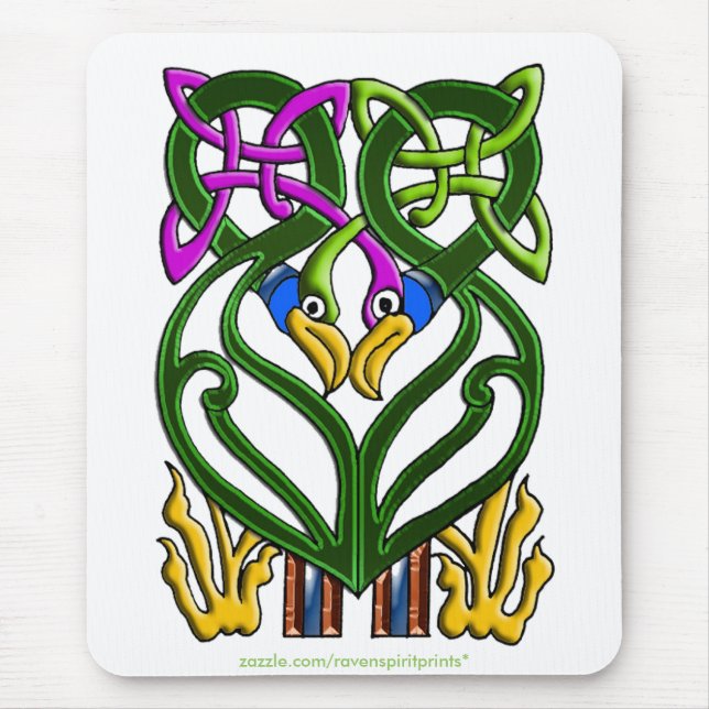 CELTISK FANTASY BIRD Design Musmatta (Framsidan)