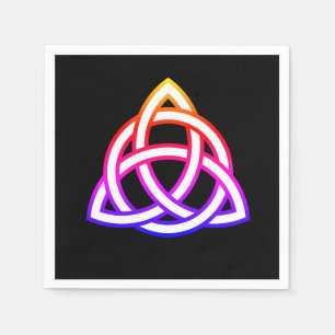 Celtisk triquetra-knut Wicca-symbol Pappersservett
