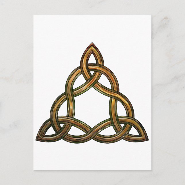 celtisk triquetra vykort (Framsida)