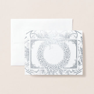 Celtiska uroboros (blank insida) folierat kort