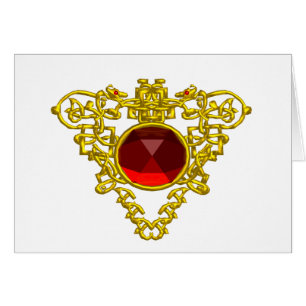 CELTISKT HJÄRTA HÄLSNINGSKORT
