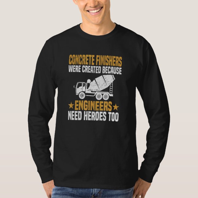 Ceme Creta Finisher Construction Worker Laborer T Shirt (Framsida)