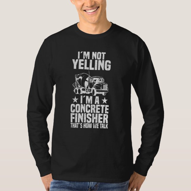 Ceme Creta Finisher Construction Worker Laborer T Shirt (Framsida)