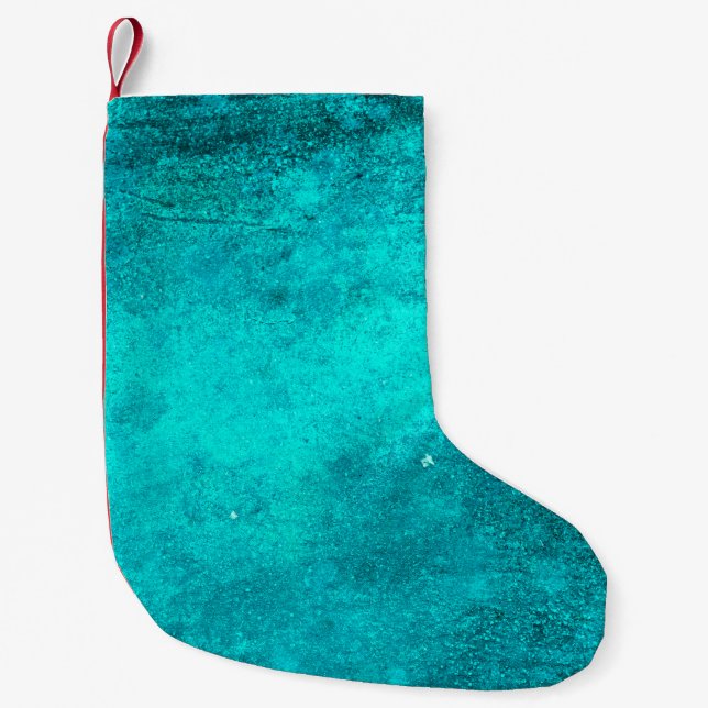 Cement, bakgrund och texturebakgrund, struktur,  liten julstrumpa (Framsidan)