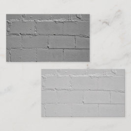 Cement Block Wall Visitkort