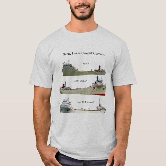 Cement Carriers ljusskjorta T Shirt (Framsida)