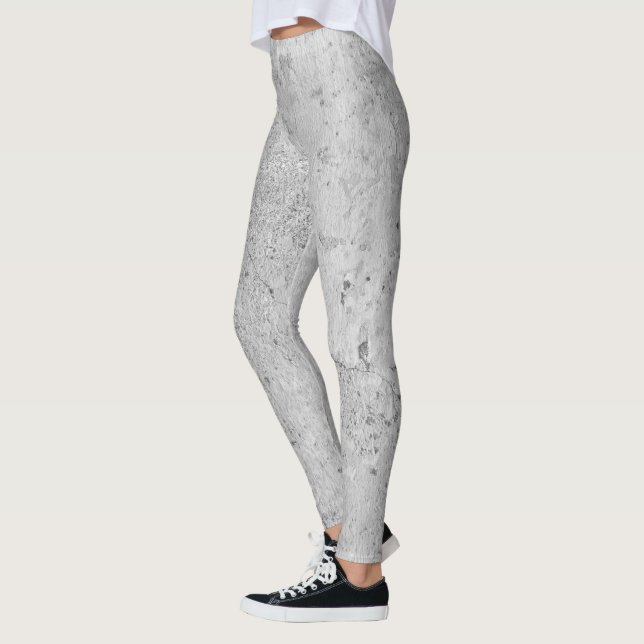 Cement Faux Conkonkret Masonry Funny Leggings (Vänster)