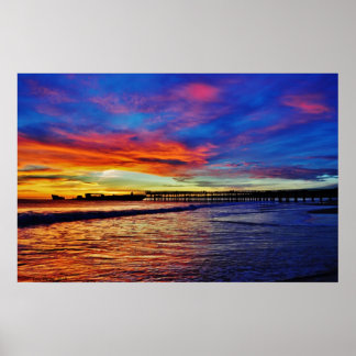 Cement Frakt Sunset Poster