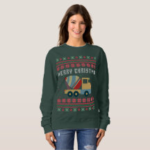 Cement Lastbil Ugly jul Sweater