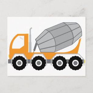 Cement Lastbil Vykort