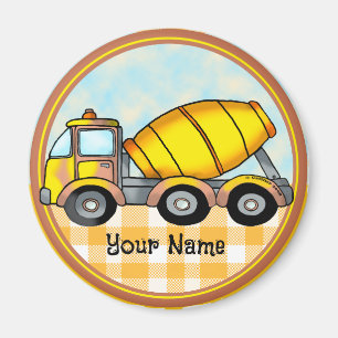Cement Mixer Lastbil Magnet
