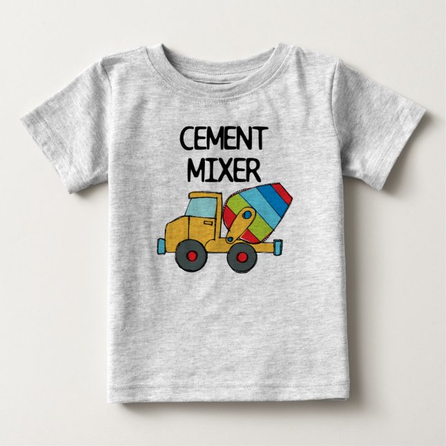 Cement Mixer T Shirt (Framsida)