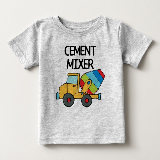 Cement Mixer Tee Shirt (Framsida)