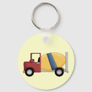 Cement Mixer Tshirts och Gifts Nyckelring
