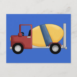 Cement Mixer Tshirts och Gifts Vykort