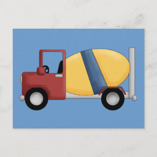Cement Mixer Tshirts och Gifts Vykort