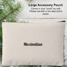 Cement White - Solid Large Suppory Pouch