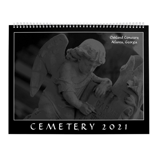 Cemetery 2021 (Oakland Cemetery, Atlanta, GA Kalender (Omslag)