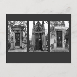 Cemetery Crypts Vykort
