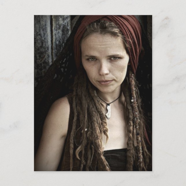 Cemetery Girl Vykort (Framsida)