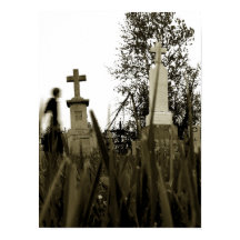Cemetery Gothic Gravsten Sepia Vintage Angel