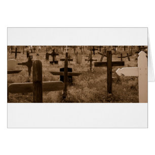 Cemetery Santa Fe Hälsningskort