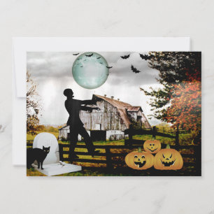 *~* Cemetery Spooky WALKING DEAD HALLOWEEN-KORT
